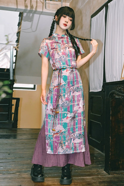 Phantom China Fishtail China Dress