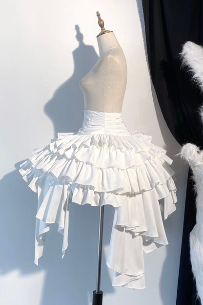 【2月21日予約締切】フォギーナイトローズゴシックロリータラッフルシャツ＋イレギュラースカート