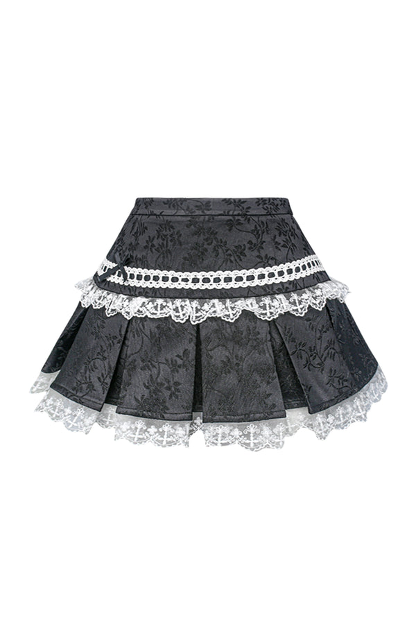 Dark sweet girly top + cake skirt
