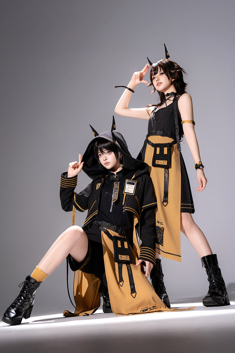 【12月26日予約締切】フューチャリスティックサイバービープリンスロングテールジャケットスーツ＋サスドレス