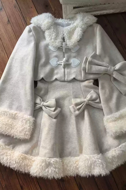 [Reservation deadline on October 21] Winter Wool Sherral Fart Lim Cape Dress suit