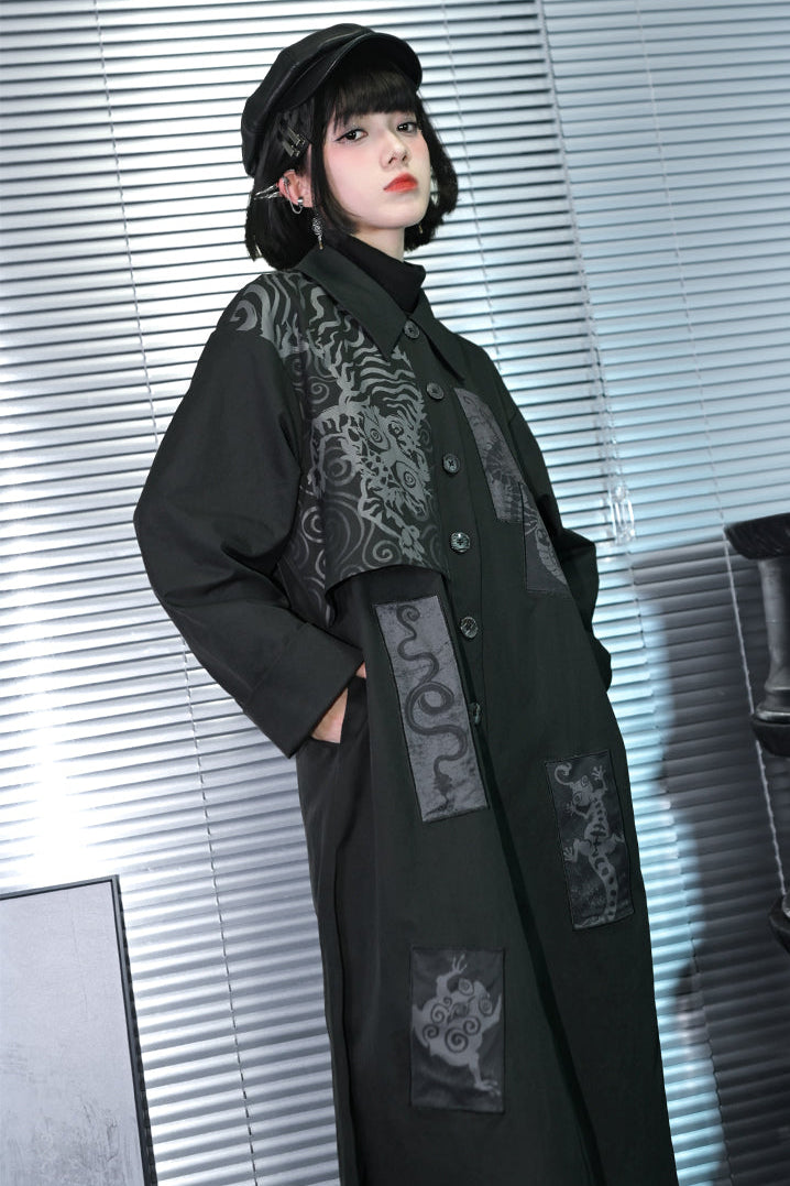 China Mode Long Trench Coat