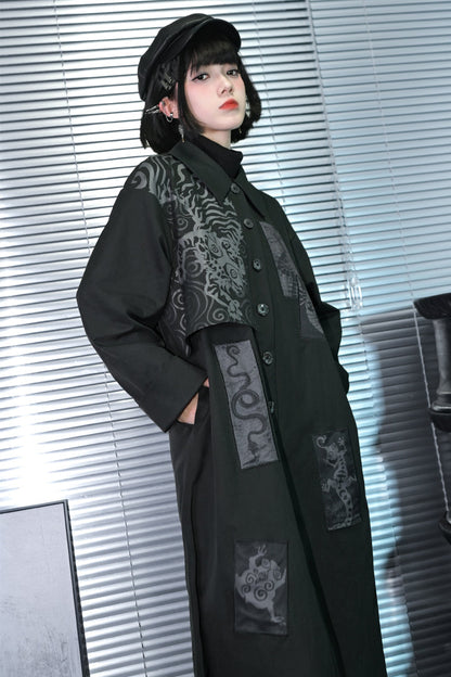 China Mode Long Trench Coat