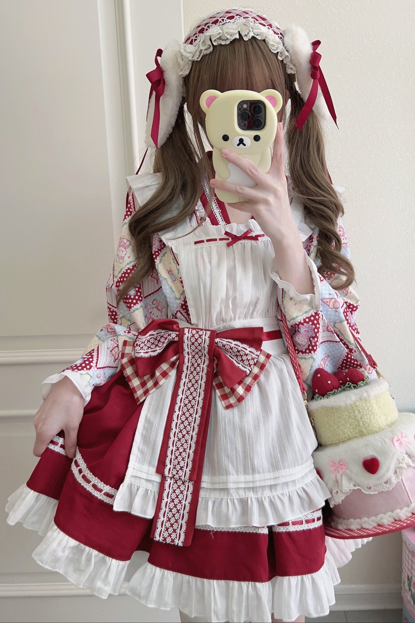 Retro Maid Cafe Japanese Lolita Set