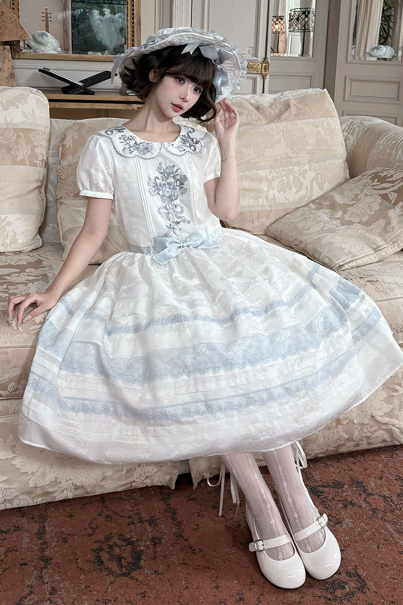 Robe d'été princesse élégante + chapeau
