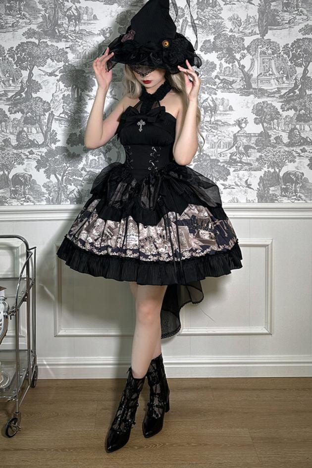 [Reservation deadline on October 13] Mystery Gothic Style Big Ribbon Hol Tadress