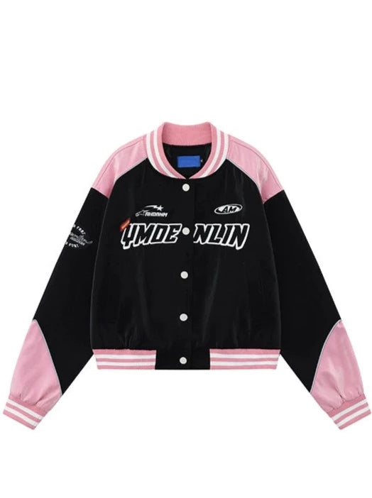 American Bicolor Loose Casual Jacket