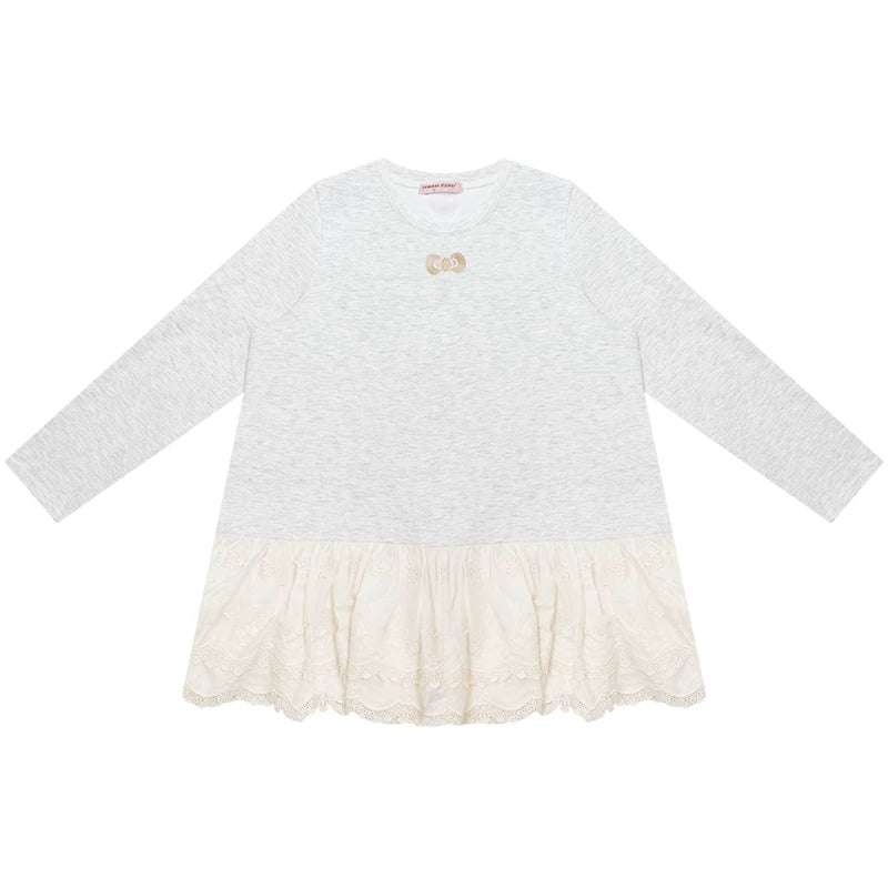 Retro Casual Lace Ribbon Top