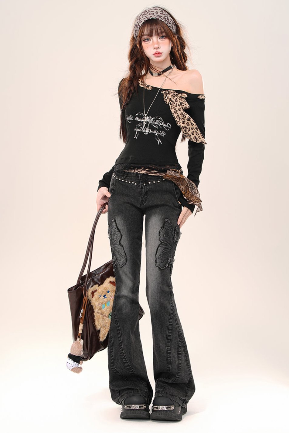 Slim Flare American Butterfly Jeans