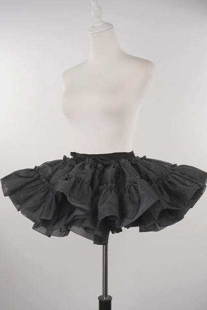 [Spot] 30cm black violent support Lolita Lolita skirt support boneless soft yarn cloud support petticoat canopy