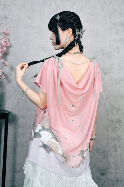 Pinky Japanese China Tops