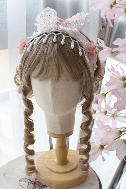 Classical Chinese Lolita Princess Dress Setup + Headdress + Necklace