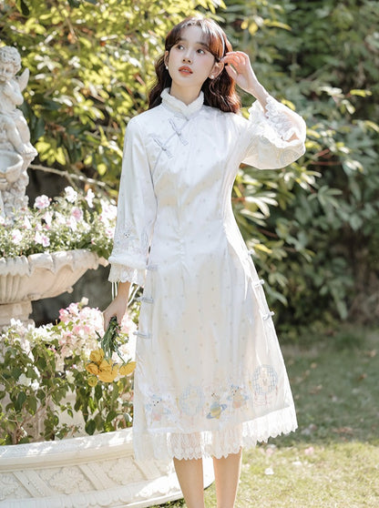 China Retro Long Dress