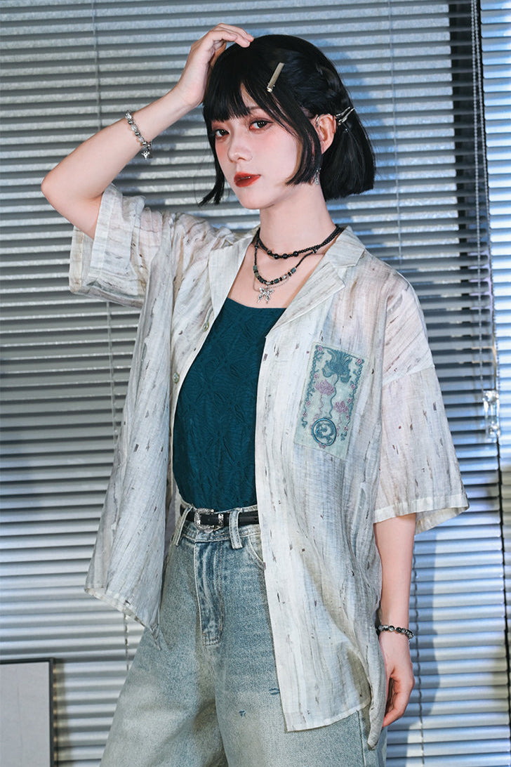 Mode Design Textured Sleeveless Top