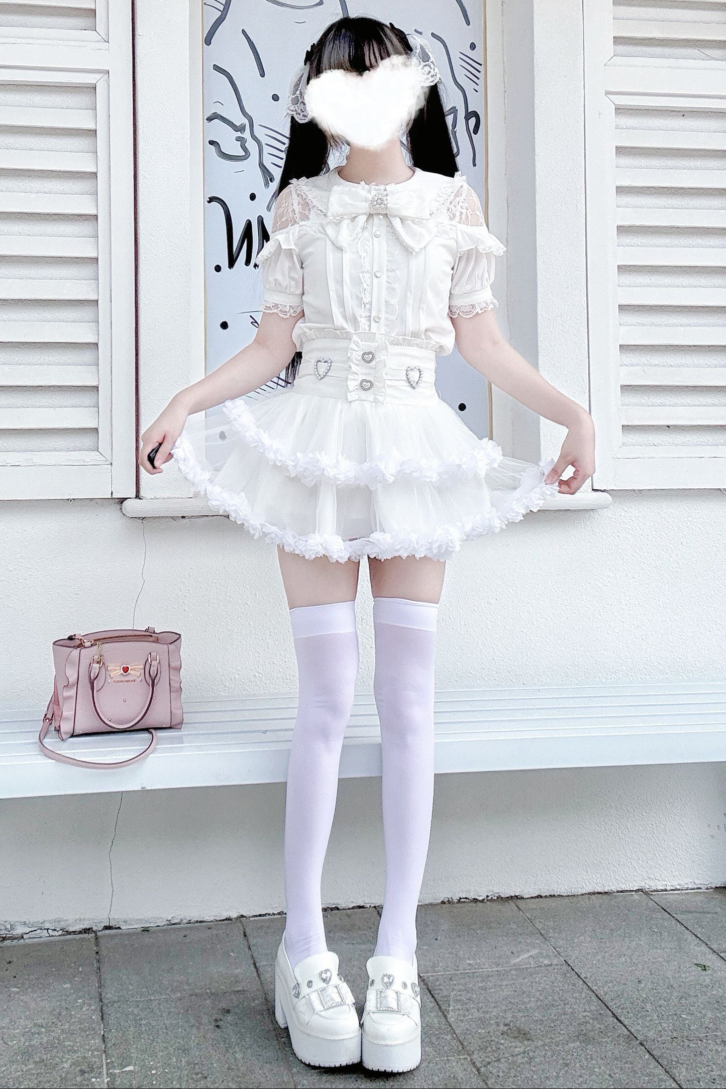 レースガーゼハウス地雷スカート