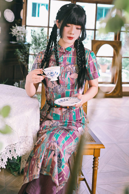 Phantom China Fishtail China Dress