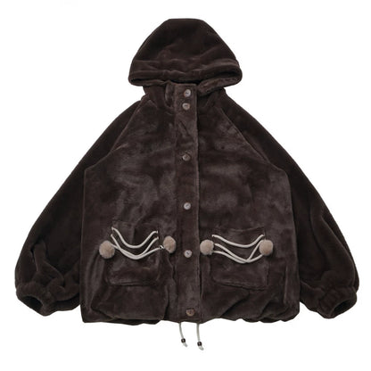 Plaid Skirt + Coat + Top + Leg Warmers