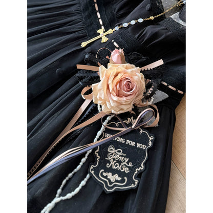 [Vorbestellfrist 22. Juni] Accessoires der Serie mit floraler Stickerei (nur für Käuferinnen des Kleides)