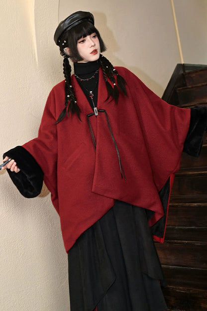 レトロルーズケープコート