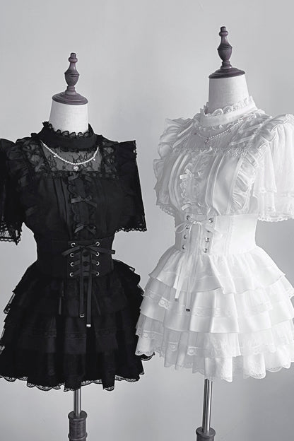 Mine lace top + cake skirt