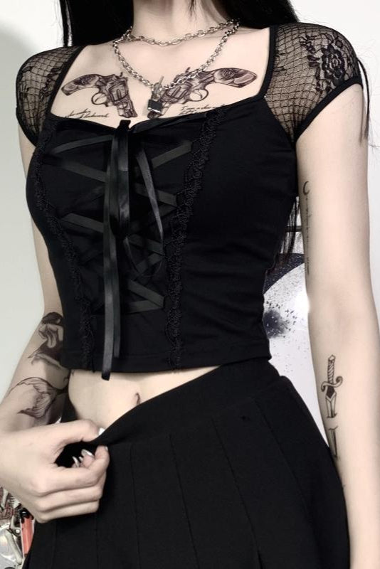 Dark Lace Gothic T-shirt