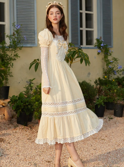 Princess French lace dress