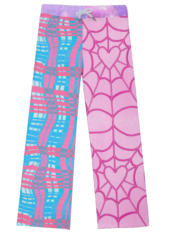 y2kアシメポップカジュアルパンツ