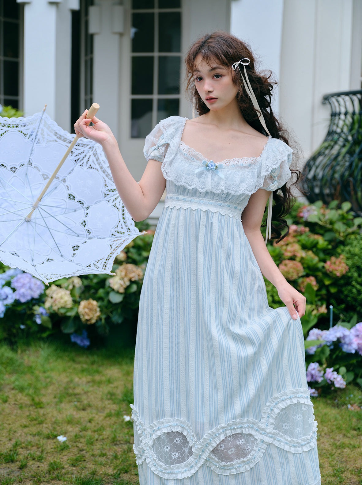 Elegant Retro Summer Long Dress