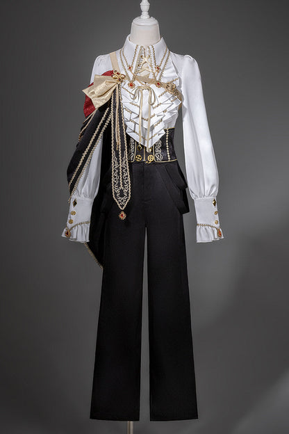 European Court Prince Top Pants Set-Up