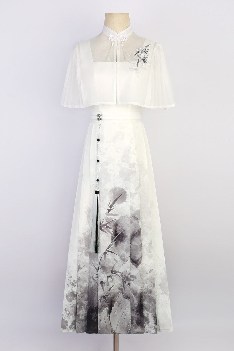 Spring Summer Hanfu Style Dress Set-Up