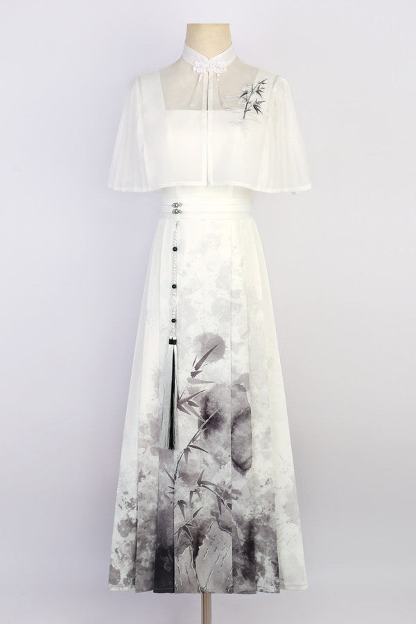 Spring Summer Hanfu Style Dress Set-Up