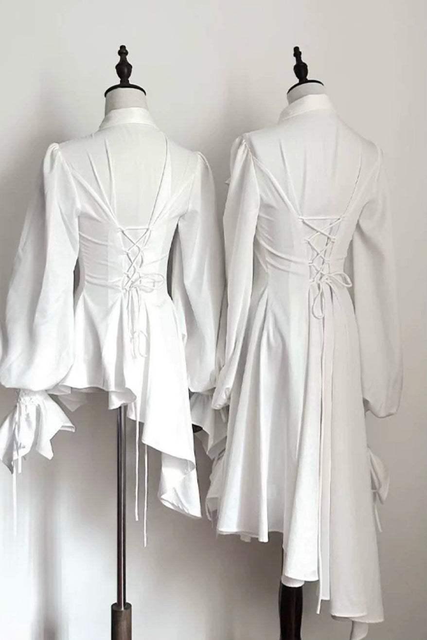 【2月26日予約締切】ゴシックプリンスロリータロングシャツワンピース