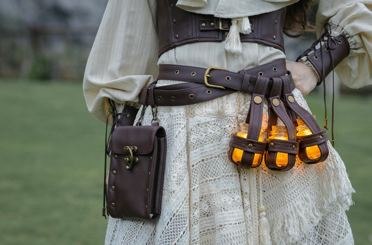 Steampunk Multi-Layer Waist Bag