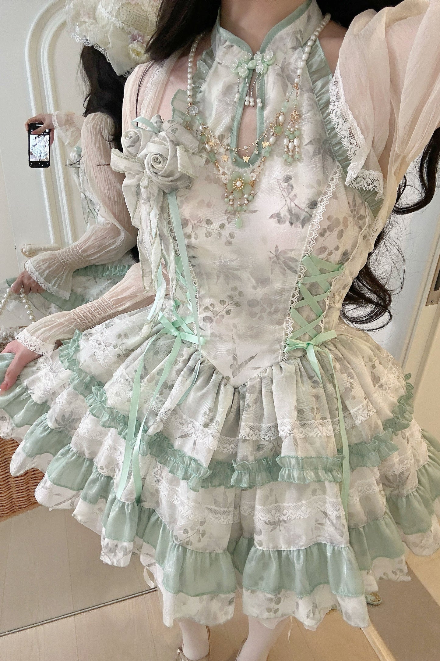 Peach Sugar Sweet Lolita Dress
