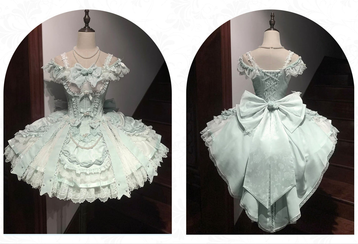 [Order Deadline: October 3] Pearl Rose Ballet Style Pure Elegant Dress