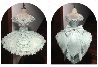 [Order Deadline: October 3] Pearl Rose Ballet Style Pure Elegant Dress