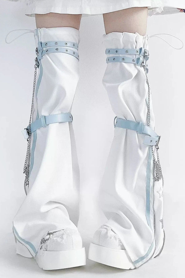 Star Belt Dark Leg Warmers