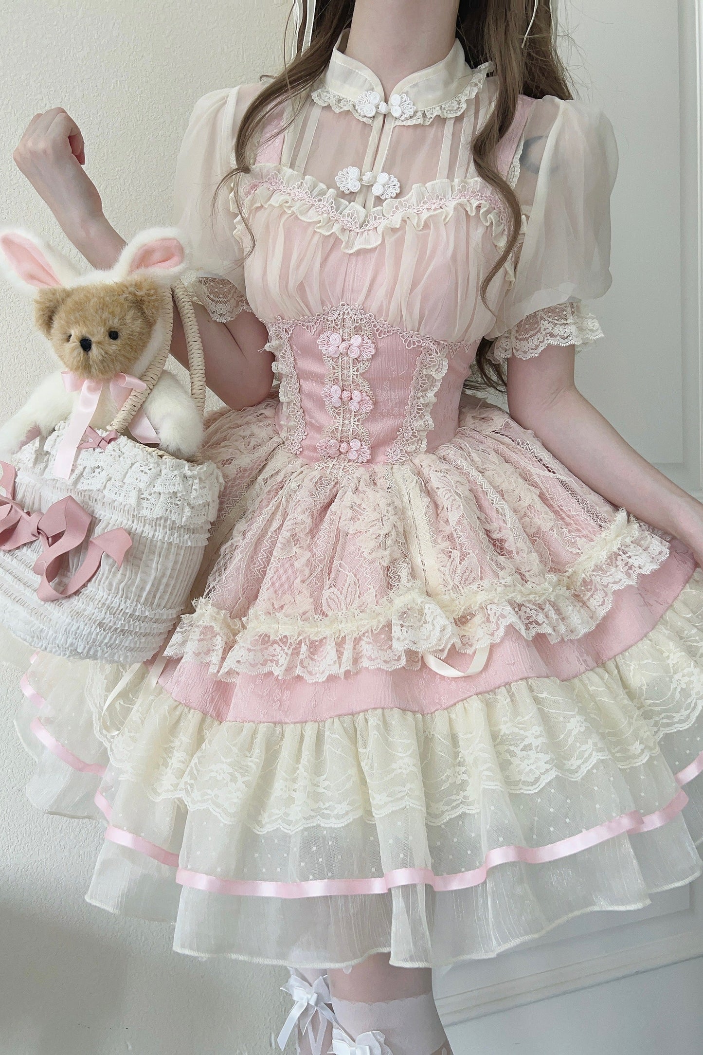 Sweet Ballet Style Lolita Suspender JSK Dress