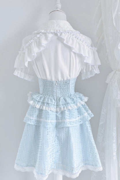 スイートピュアライトシャツ+フレアスカート