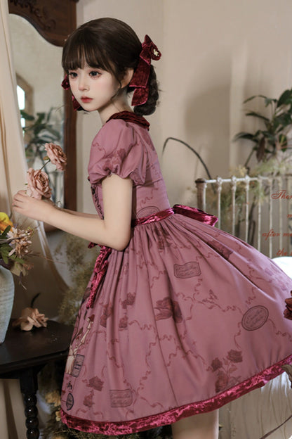 Rabbit Flower Series Doll Cute Dress + Suspender Dress