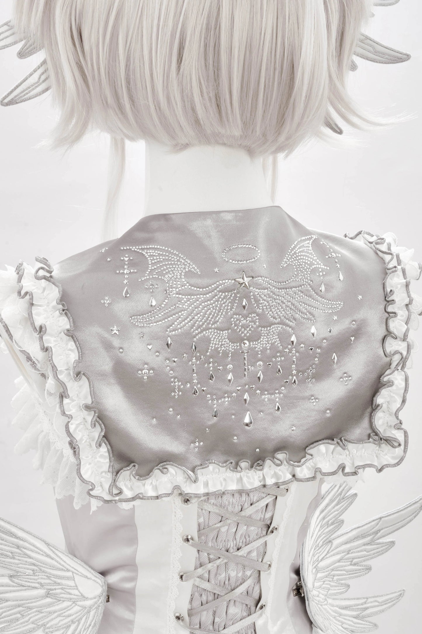 [Metallic Angel] hot diamond shawl original pattern sailor collar dream core subculture Lolita