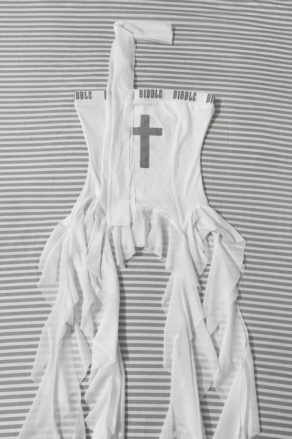 バニーアサシンクロスペンダントバンドゥベストトップス