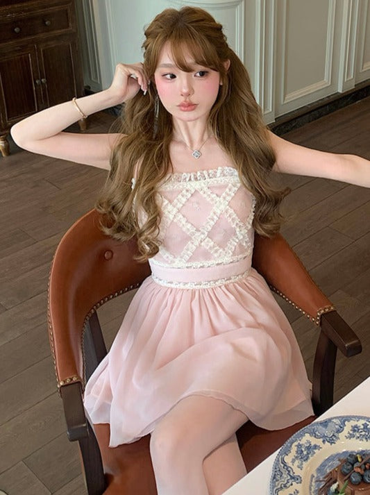 Ballet Style Sweet Summer Camisole Dress