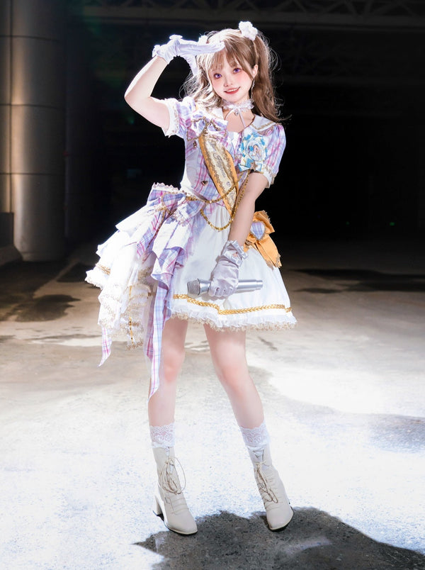 Lolita Little Idol Two Piece Girls Group Dresses