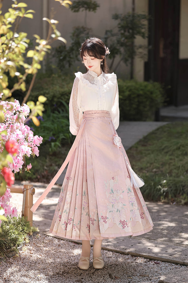 フラワーメッセンジャーハンフゥスカートセット