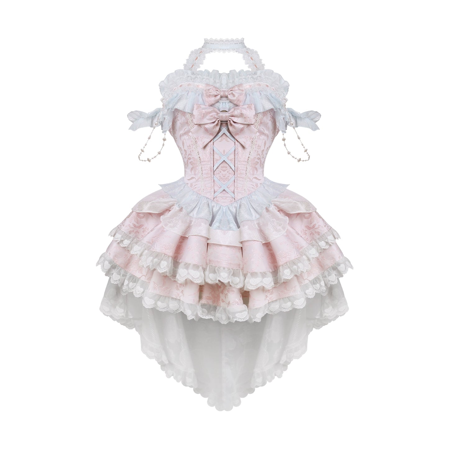 Sweet Girly Tiered Dress + Inner Skirt
