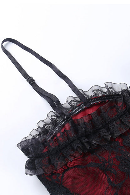 Red Lace Camisole