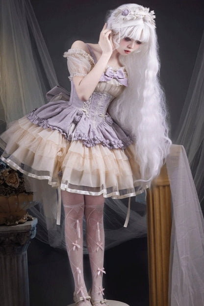 Super Fairy Purple Lolita Cute Dress
