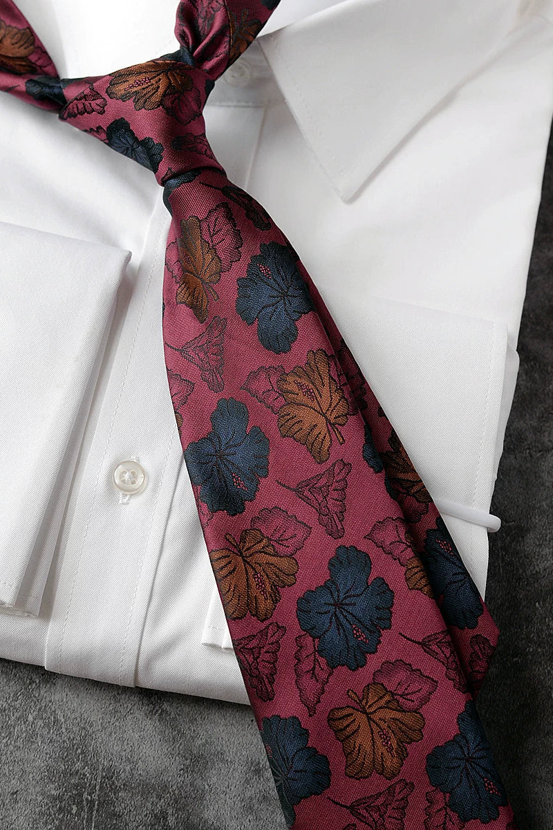 モードフローラルネクタイ
