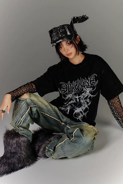 ヴィンテージウォッシュダークデザイアトップス